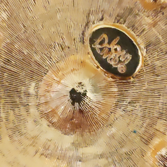 Joan Rivers Gold Green Purple Enamel Pendant - Picture 4 of 4